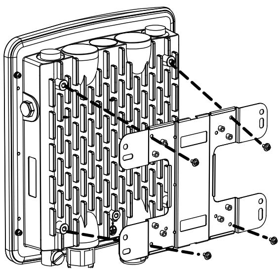 D-LINK DWL-8710AP - Mounting the AP to a Pole - 1