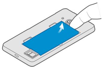 MICROSOFT LUMIA 550 - Insérer la carte SIM et la carte mémoire - 2