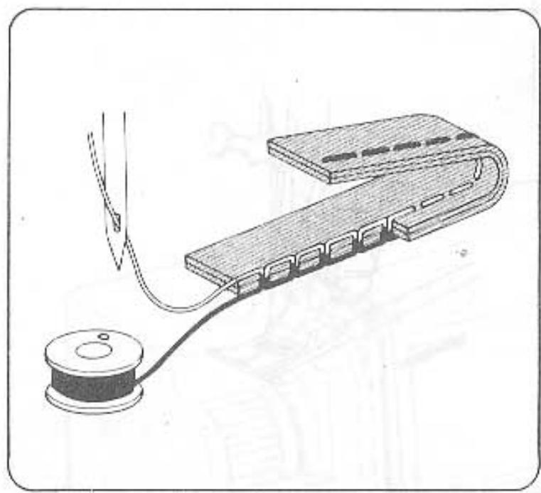 ELNA 1010 - Enfilage de la machine - 2