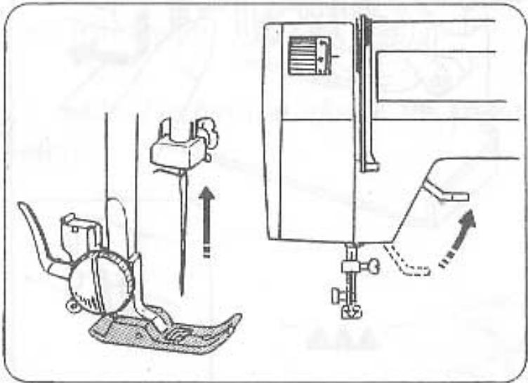 ELNA 1010 - Changement du pied-de-biche - 1