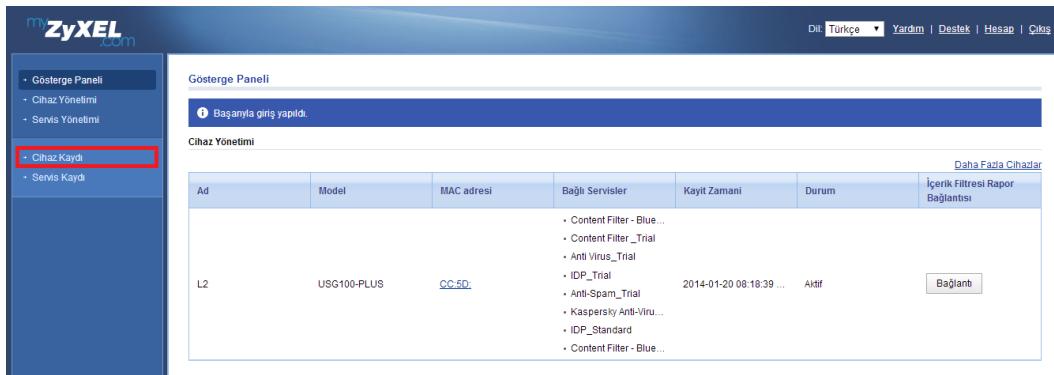ZYXEL UAG4100 - UAG 4100 Üzerinde VPN Baglantınsı sonlandirmak icın: - 12