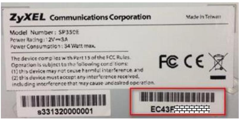 ZYXEL UAG4100 - SP350E LAN Baglanti Ayarli: - 1