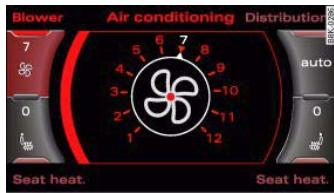 AUDI A5 - Temperature selection - 6