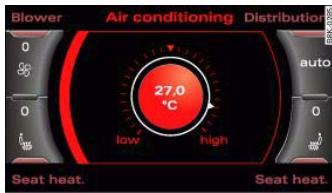 AUDI A5 - Temperature selection - 4