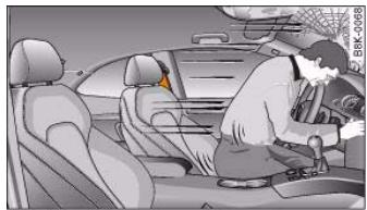 AUDI A5 - What happens to passengers not wearing seat belts? - 1