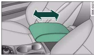 AUDI A5 - Front armrest - 1