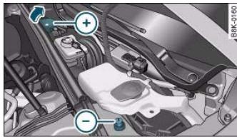 AUDI A5 - Charging the battery - 1
