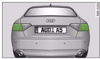 AUDI A5 - Overview of rear lights - 1