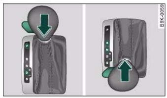 AUDI A5 - Selector lever lock - 1