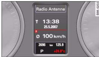 AUDI A5 - Outside temperature display - 1