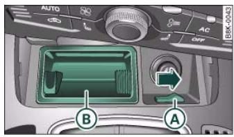 AUDI A5 - Front ashtray - 1