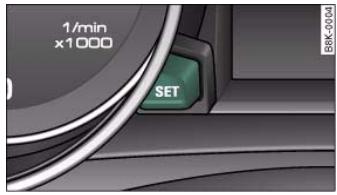 AUDI A5 - Setting speed limit warning 1 - 1
