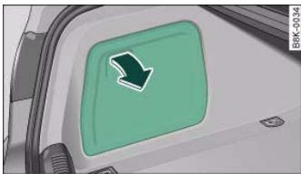 AUDI A5 - Side storage compartment - 1