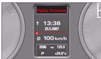 AUDI A5 - CD and radio display - 1