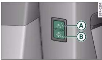 AUDI A5 - Deactivating the interior monitor and towaway protection - 1