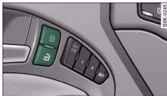 AUDI A5 - Central locking switch - 1