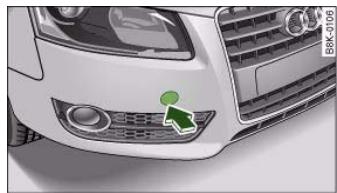 AUDI A5 - Front towline anchorage - 1
