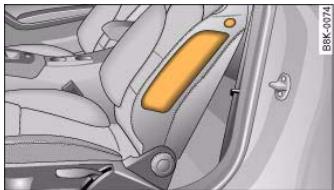 AUDI A5 - Description of side airbags - 1
