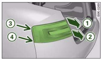 AUDI A5 - Removing rear light - 2
