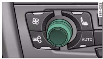 AUDI A5 - Temperature selection - 1