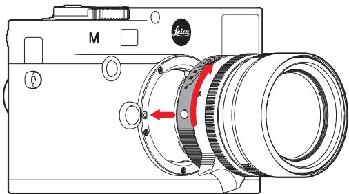 LEICA M-P - Mise en place de l'objectif - 1
