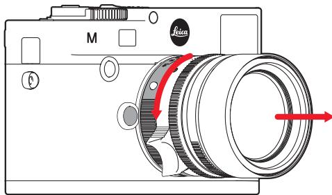 LEICA M-P - Retrait de l'objet - 1
