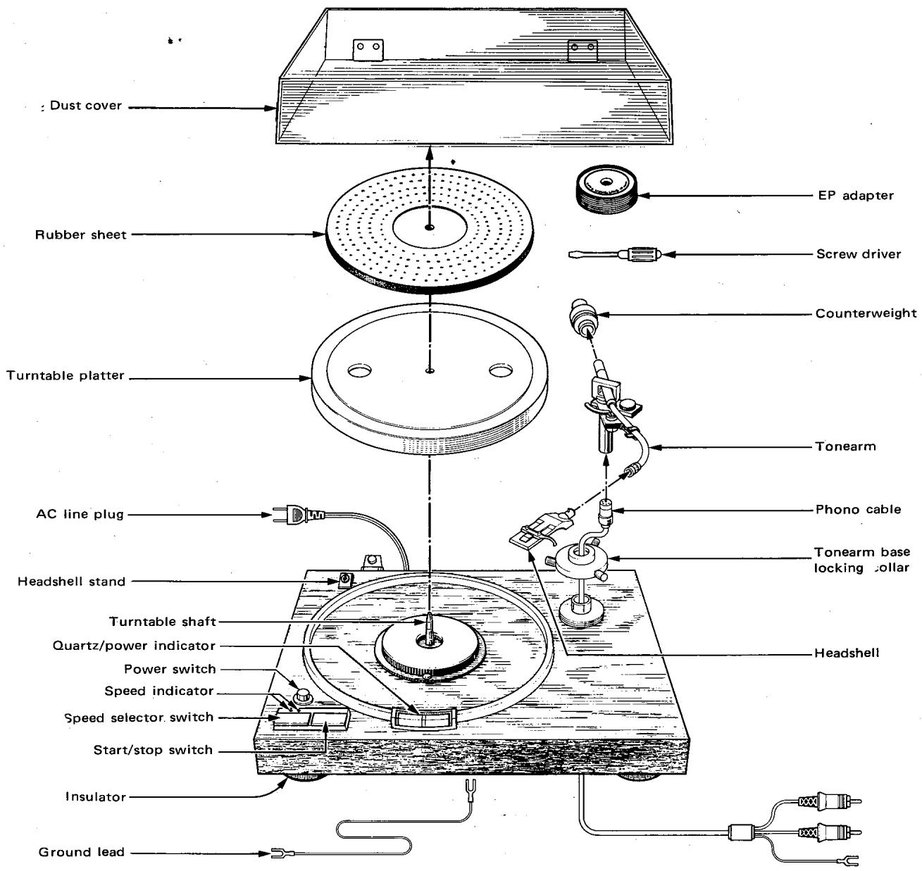 KENWOOD KD 750 - AC VOLTAGE SELECTOR - 2