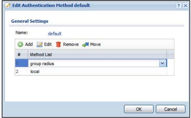 ZYXEL UAG2100 - Set Up User Authentication Using the RADIUS Server - 2