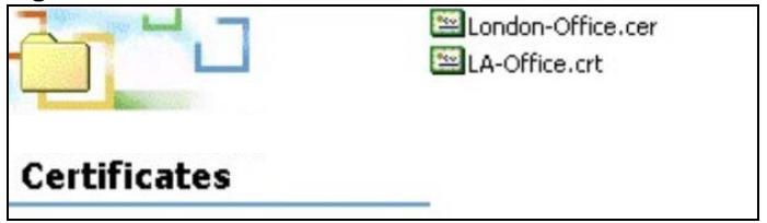 ZYXEL UAG2100 - Verifying a Certificate - 1