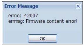 ZYXEL UAG2100 - The Firmware Package Screen - 4