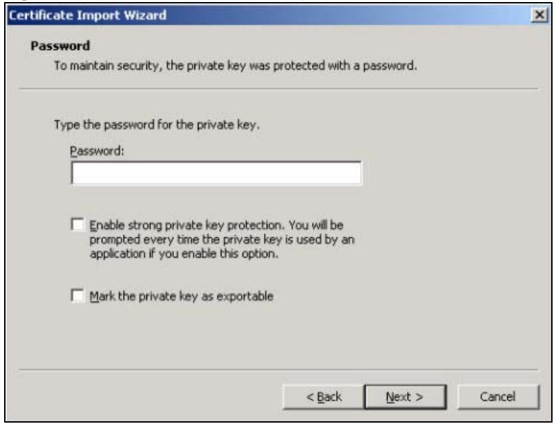ZYXEL UAG2100 - Installing Your Personal Certificate(s) - 3