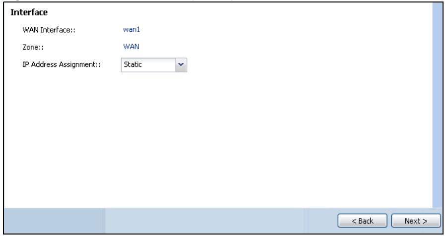 ZYXEL UAG2100 - Configure WAN IP Settings - 1