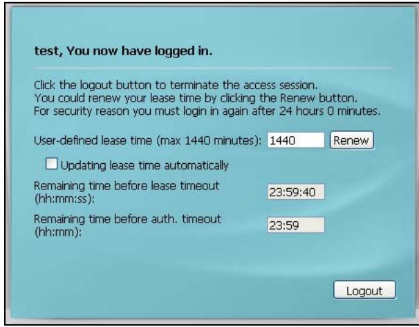 ZYXEL UAG2100 - User Aware Login Example - 1