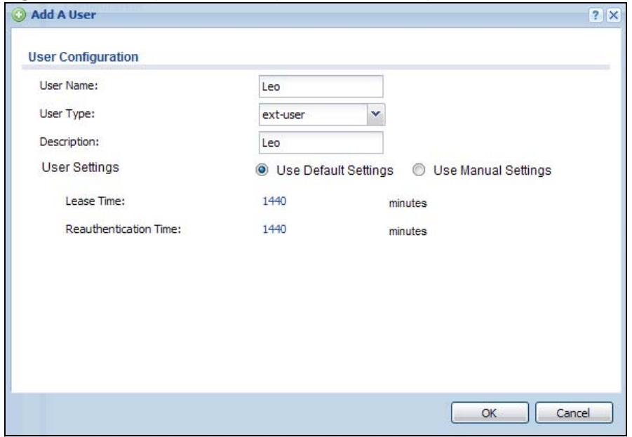 ZYXEL UAG2100 - Set Up User Accounts - 1