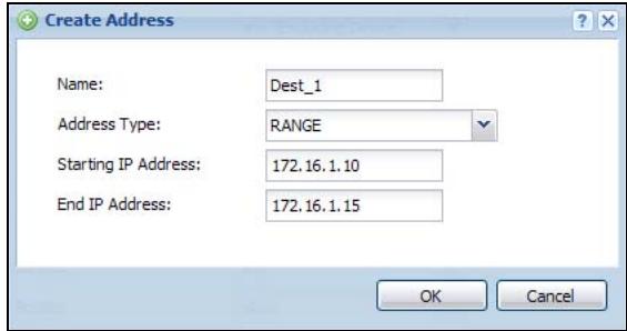 ZYXEL UAG2100 - Firewall Rule Configuration Example - 2