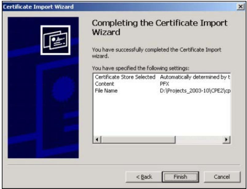 ZYXEL UAG2100 - Installing Your Personal Certificate(s) - 5