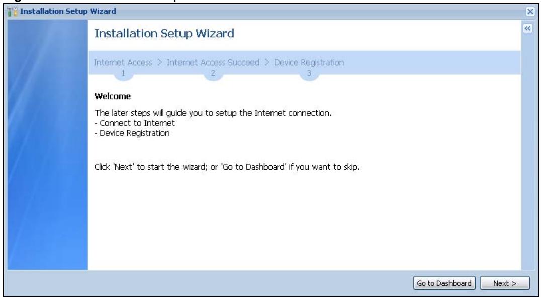 ZYXEL UAG2100 - Installation Setup Wizard Screens - 1