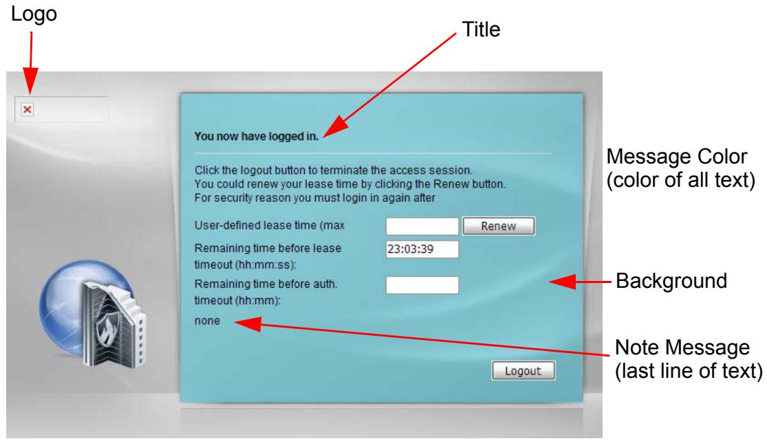 ZYXEL UAG2100 - Customizing the WWW Login Page - 3