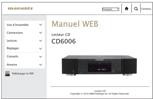 MARANTZ CD6006 - Version en ligne - 2