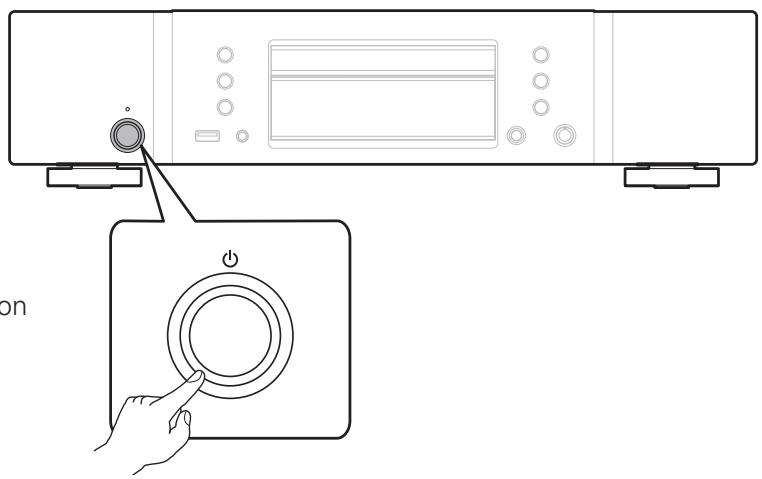 MARANTZ CD6006 - Mettez le lecteur CD sous tension - 2