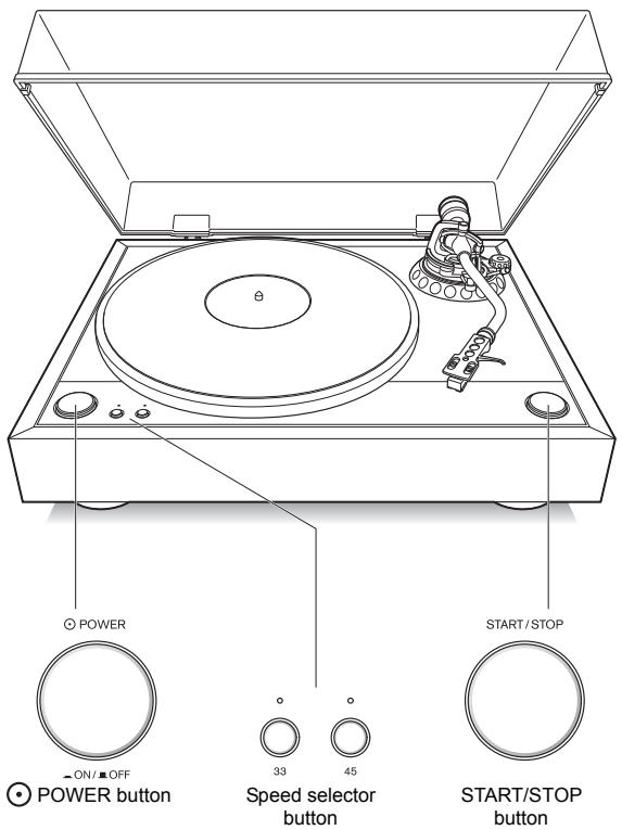 ONKYO CP-1050 - Before playing the music - 1