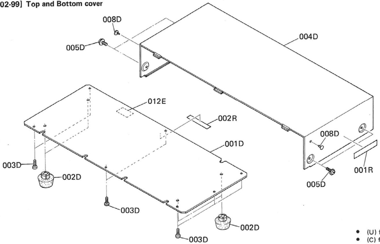 MARANTZ ST 310L - EXPLODED VIEW AND PARTS LIST - 2