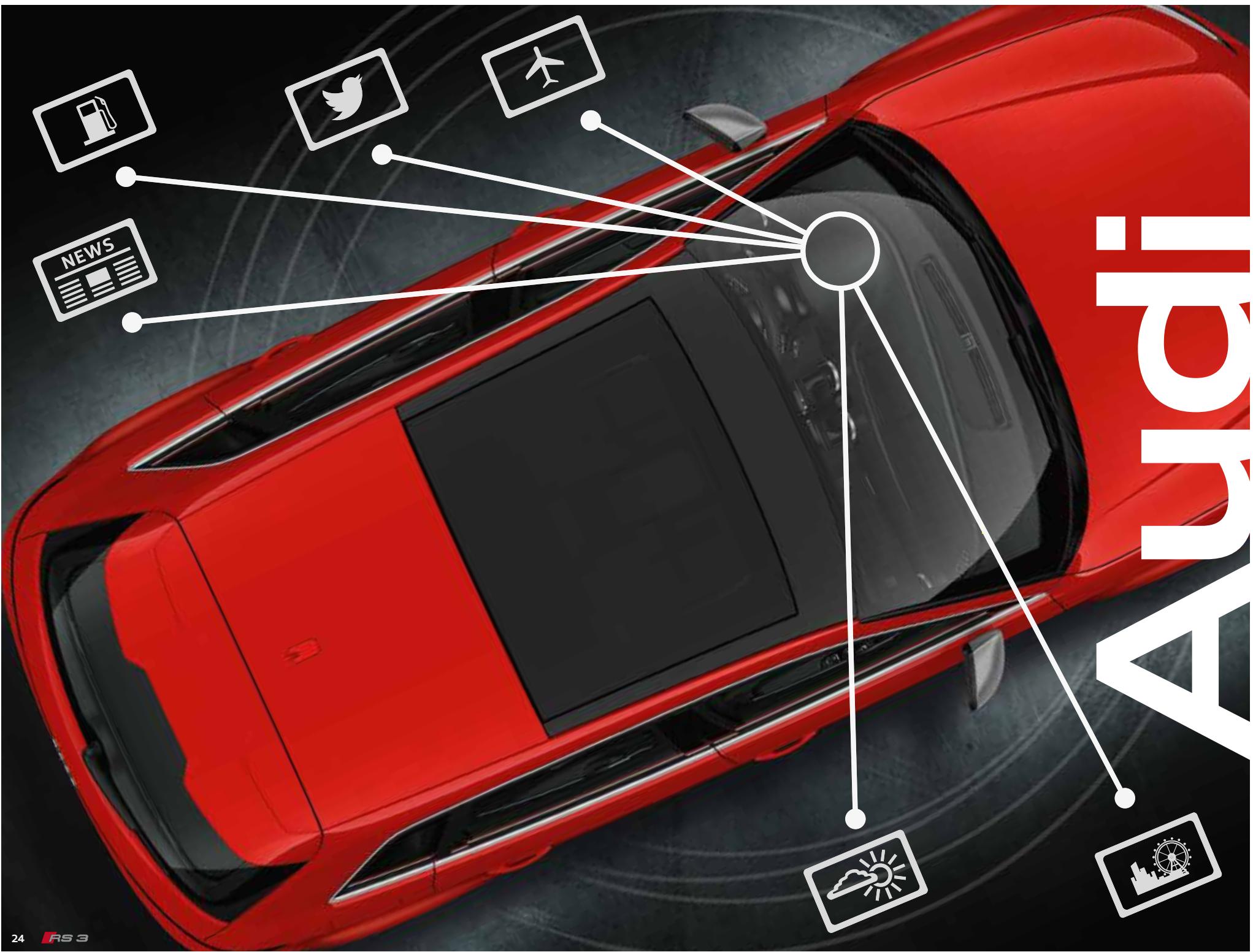AUDI RS3 - Illuminating features. - 2
