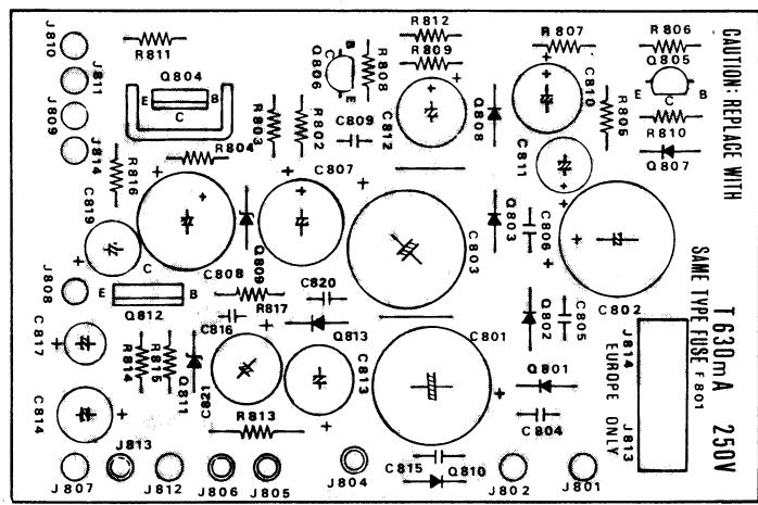MARANTZ ST 400 L - DIAGRAM AND COMPONENT LOCATIONS - 4