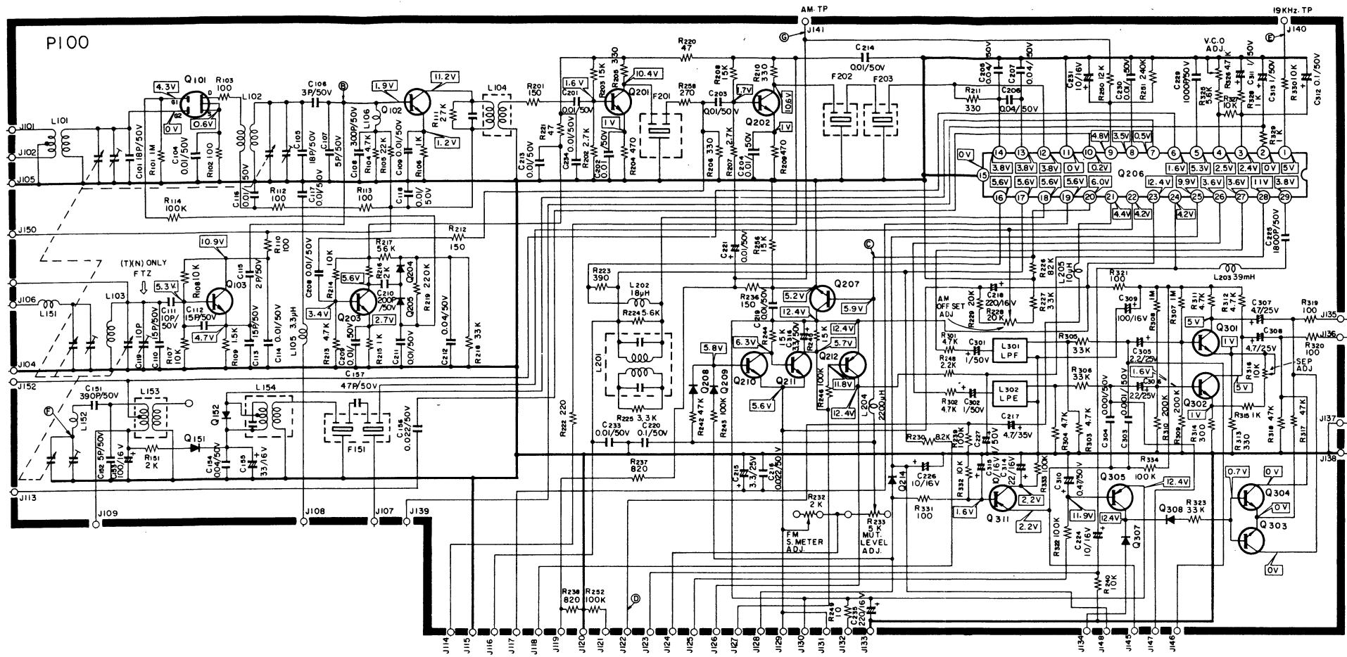 MARANTZ ST 400 L - DIAGRAM AND COMPONENT LOCATIONS - 1
