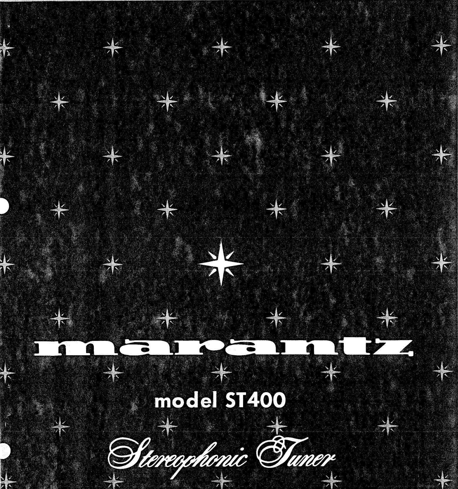 MARANTZ ST 400 L - MANUAL - 1