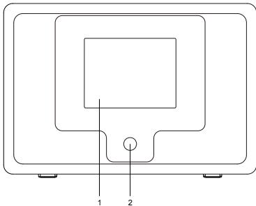 SCANSONIC I101 BT WI-FI - EMPLACEMENTS DES ÉLÉMENTS DE COMMANDE - 1