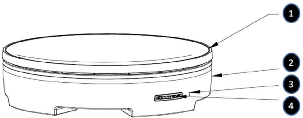 BRANDT CR1000NR - CR1500NR - a)Description of Your Pancake Maker - 1