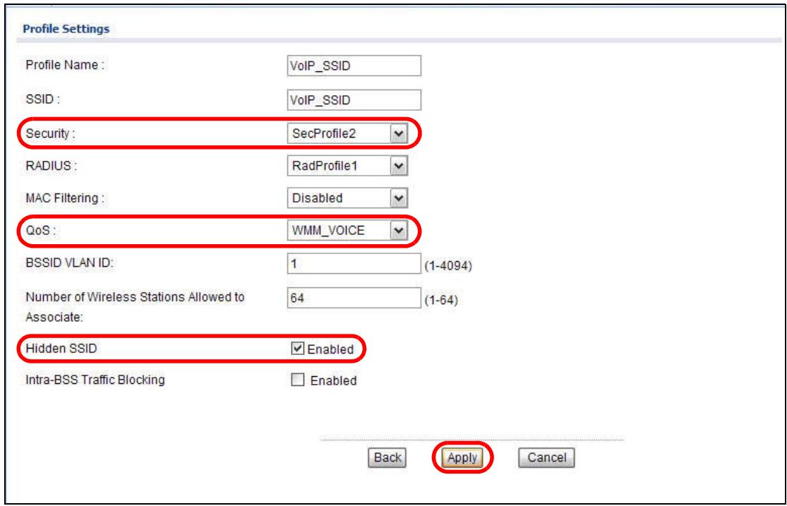 ZYXEL NWA1123-AC V2 - Configure the VoIP Network - 1