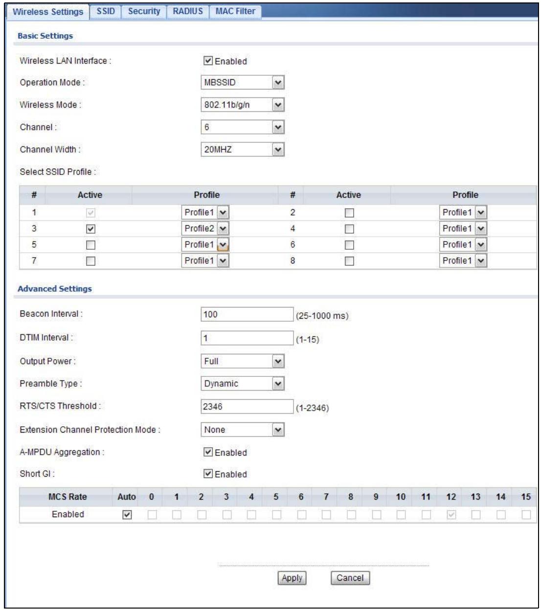 ZYXEL NWA1123-AC V2 - MBSSID Mode - 1